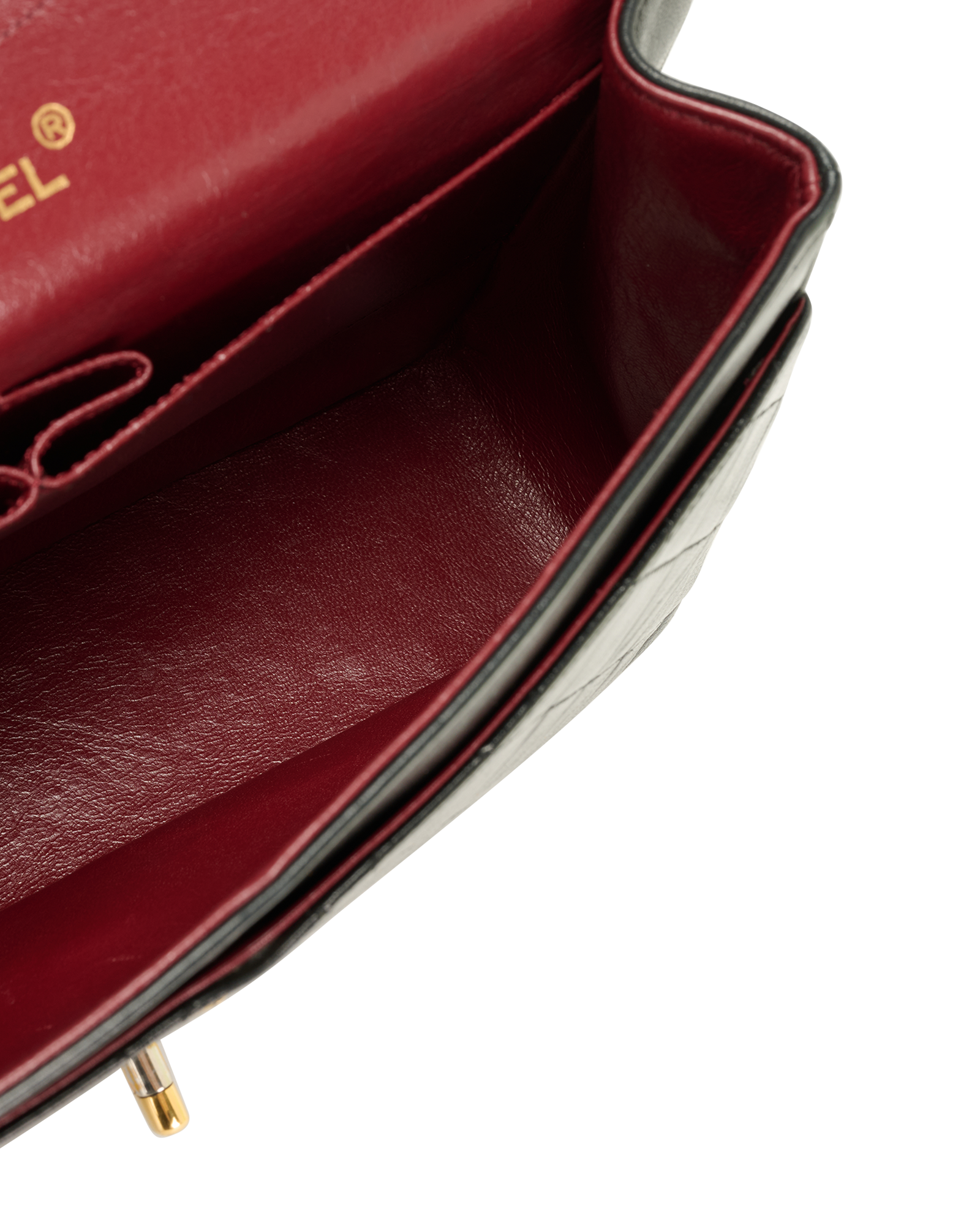 Medium Classic Double Flap, &pound;4,200, Handbags, Black, Lambskin Leather, Other view